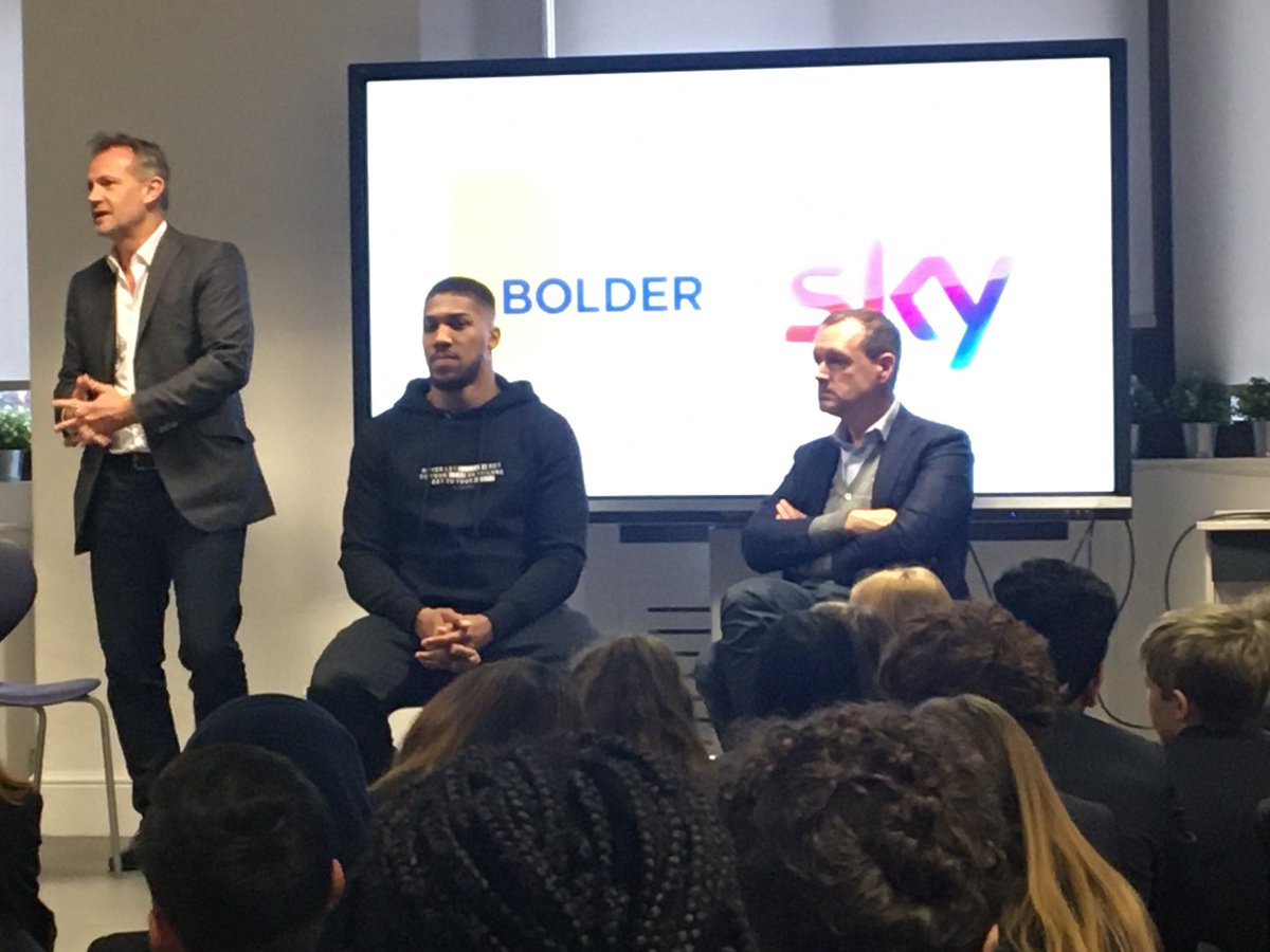 What an absolute treat ! Welcoming Anthony Joshua to Bolder and, he talked about our values and how they resonate with his career path. <a href="/SkySportsNews/">Sky Sports News</a> <a href="/GDPS_TW8/">Green Dragon Primary</a> <a href="/IsleworthTW7/">Isleworth</a>