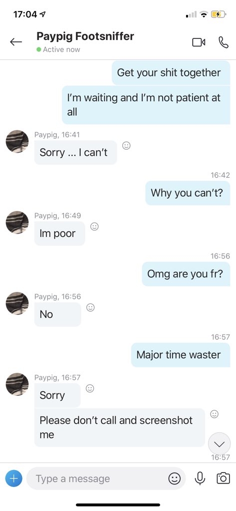 notevenmelissa1's tweet photo. #wastemytime part 1
Stay tuned for part 2
And stay away from this loser @SkypeFeet
@find0m @Findompromo_7 @RtFindomRtw @RT_Paypig_ @RtPayslut @RTpaypiggy @RTpaypiggy
#Feetworship #fakeslave #findomslave https://t.co/ne62k75hX4