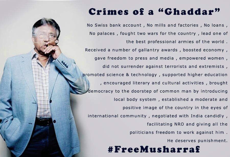 Sufyansheikhs's tweet photo. #Musharraf
#DGISPR 
This injustice can’t be tolerated #FreeMusharraf https://t.co/iXE2ePZ0Rl