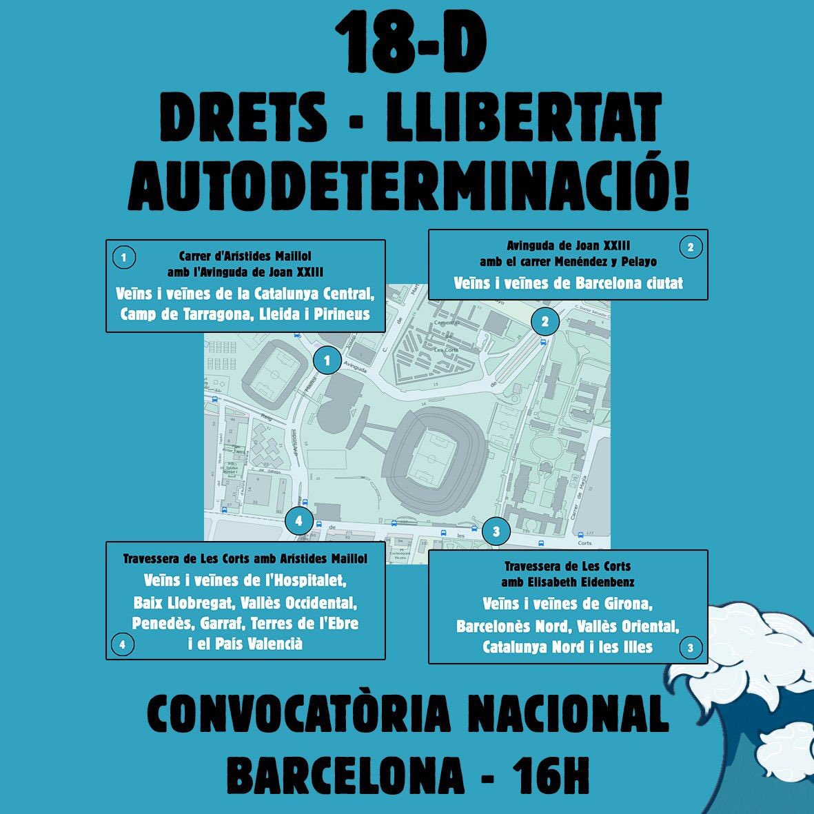 Que no hi falti ningú. Jornada important de mobilització especialment per a tots els culers.