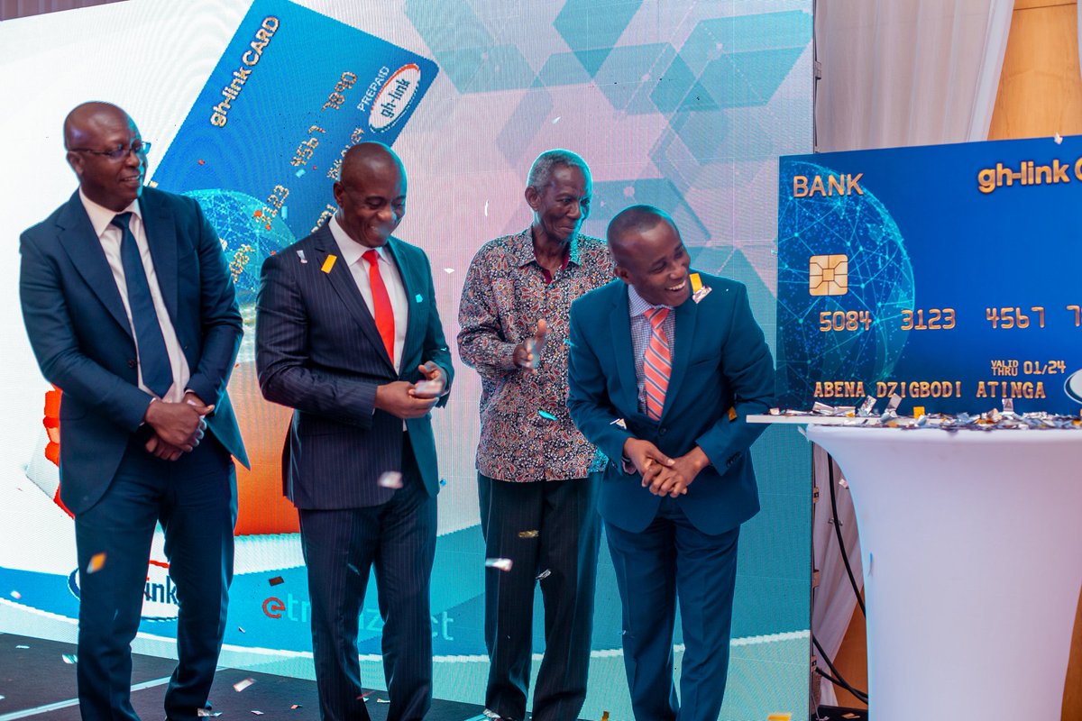 etranzactghana's tweet photo. The launch of the gh-link EMV card was a grand success. The programme was held @marriottaccrahotel and was graced by giants in the financial industry.

#ghlinkcard #etranzactgh https://t.co/EkBv2YaPrc