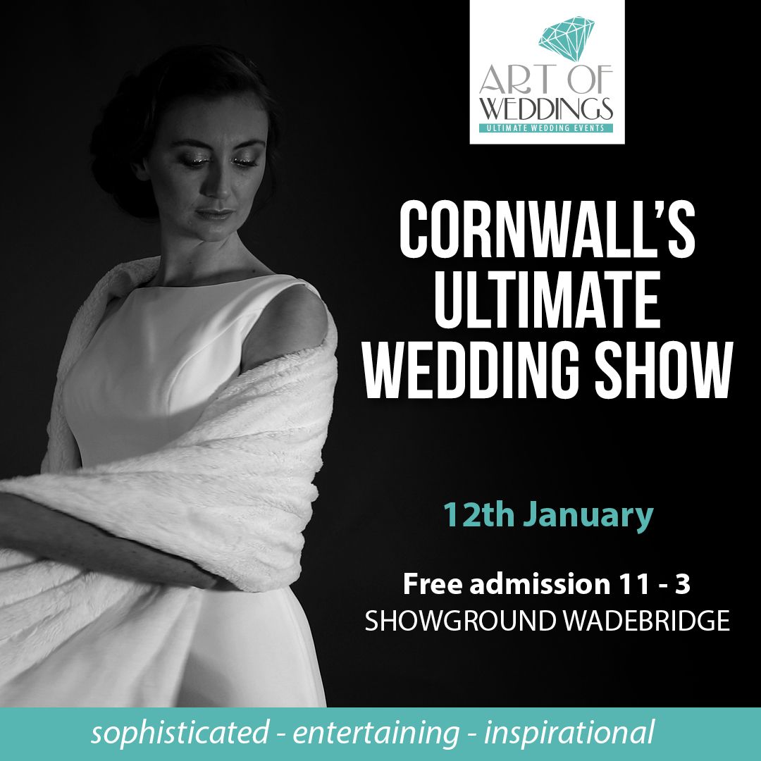 Looking forward to the new year and new beginnings. We will be exhibiting at this lovely show. We have some fantastic show offers come and check us out. <a href="/art_ofweddings/">Art of Weddings</a> #gettingmarried #weddingscornwall