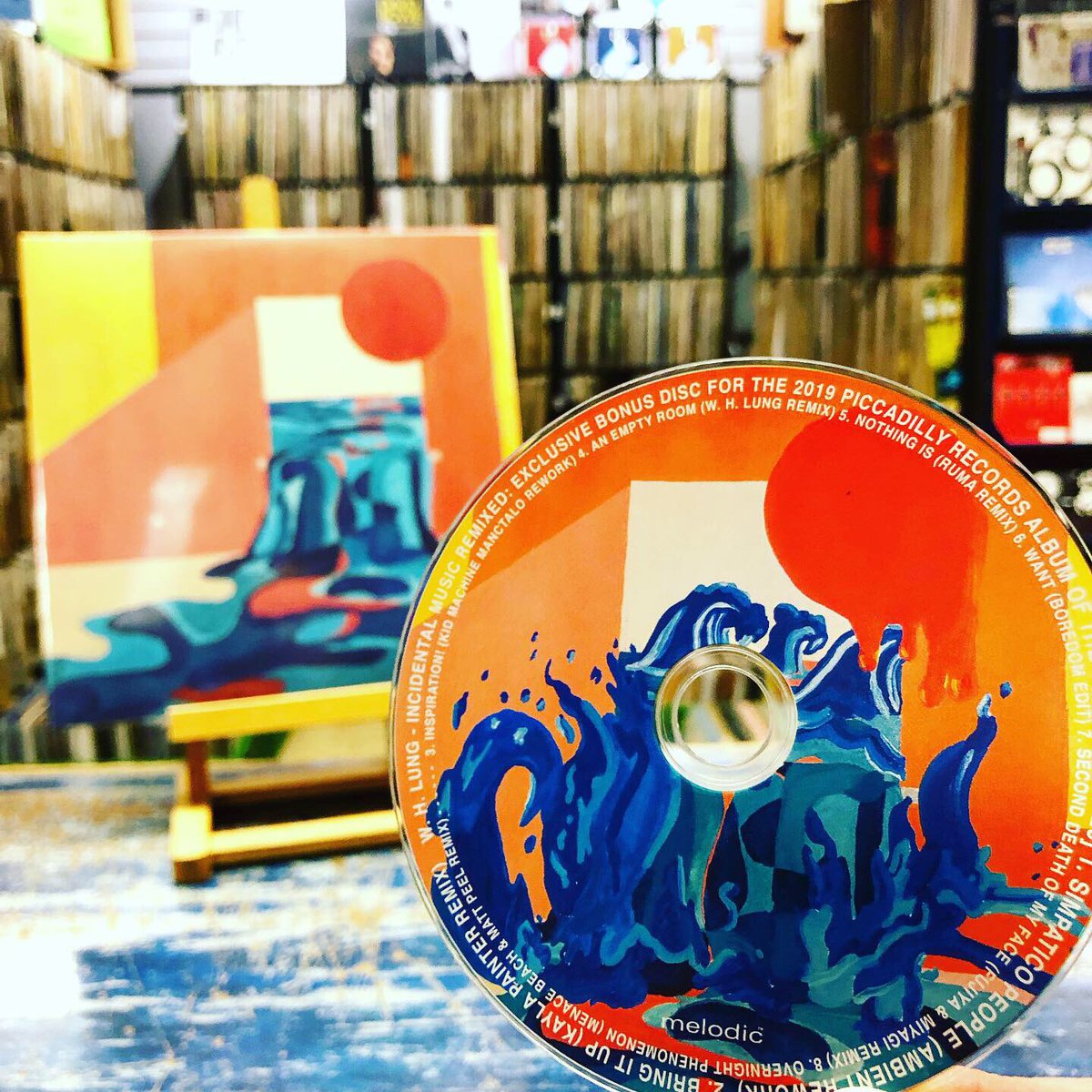 PiccadillyRecs's tweet photo. Our number one album of 2019 is the debut album from @whlungmusic - ‘Incidental Music’ and don’t forget for a limited period only comes with an exclusive 8 track remix CD bonus disc.
https://t.co/WnMbAoPs3z
#cd
#vinyl
#remix
#bonuscd https://t.co/9ESHn3sDAI