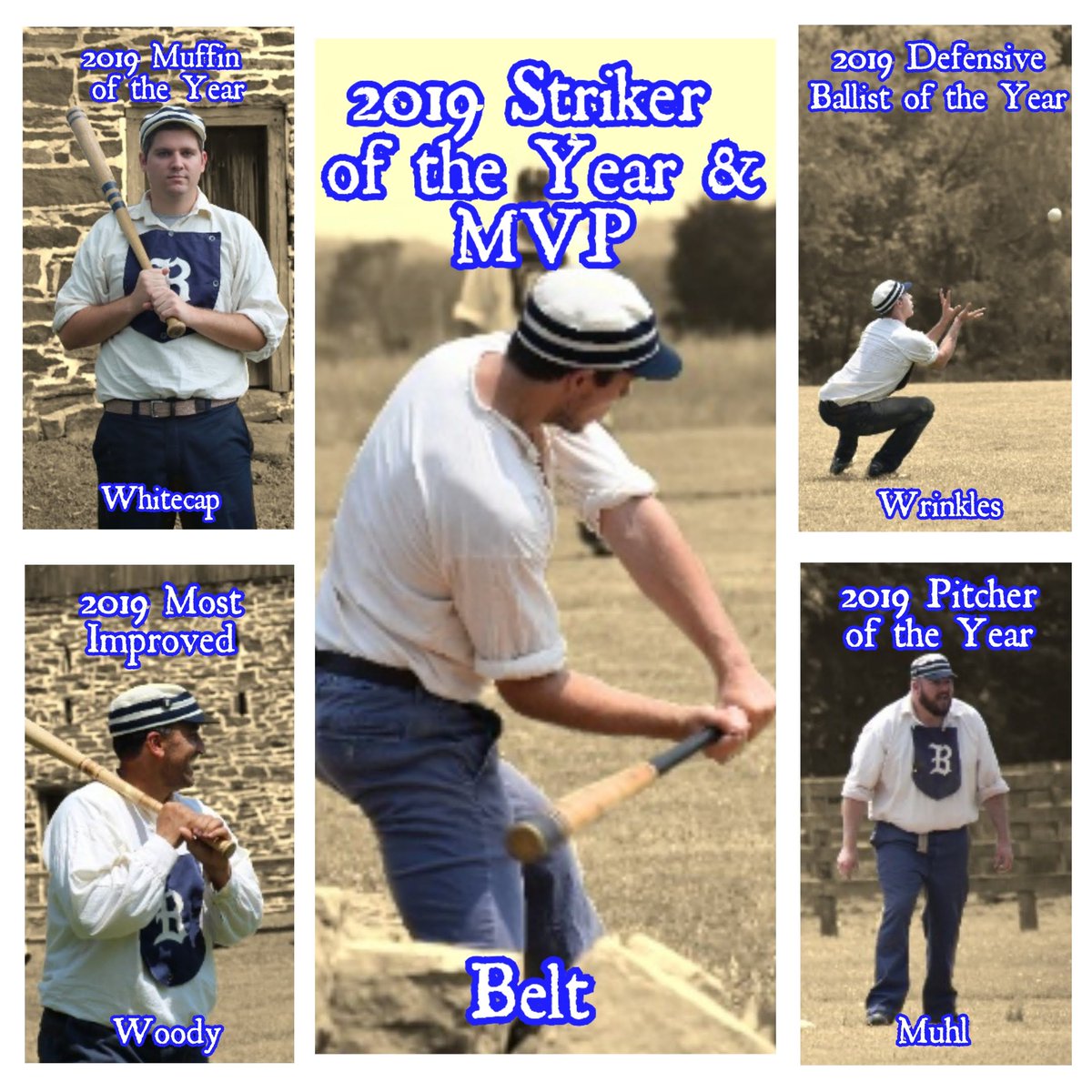 BrandywineBBC's tweet photo. As voted on by it's members, the #brandywinebbc recognizes the outstanding ballists of 2019. https://t.co/MxU6rzWLk8
#vintagebaseball
#elevateyourcraft πΊ
#jointhehunt π¦ https://t.co/eSQ7rUaUA9