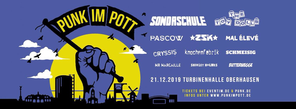 TheToyDolls's tweet photo. Next up, Oberhausen for #punkimpott ! Can’t wait! https://t.co/idq9TY8DqN https://t.co/NP1k1HR3BC