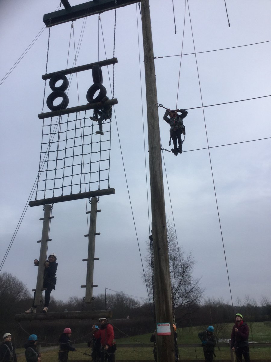 bensonschool's tweet photo. #highropes #leapoffaith Benson Bees flyin’ high! #elftraining @WhitemoorL https://t.co/KmInw094HT