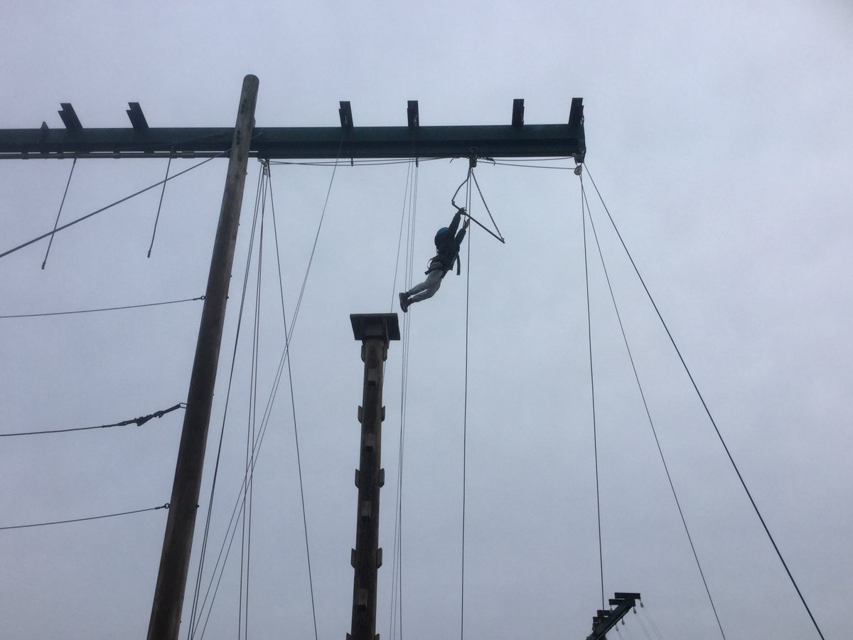 bensonschool's tweet photo. #highropes #leapoffaith Benson Bees flyin’ high! #elftraining @WhitemoorL https://t.co/KmInw094HT
