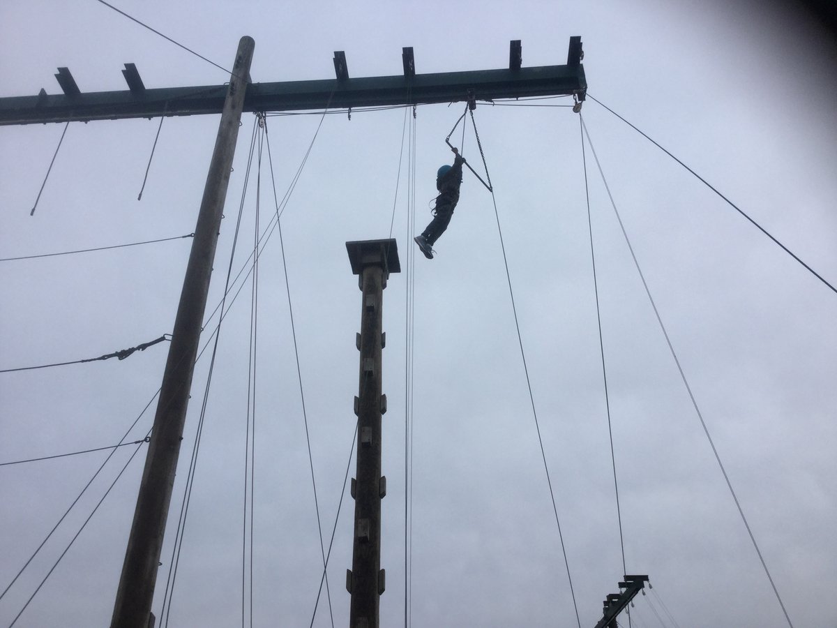 bensonschool's tweet photo. #highropes #leapoffaith Benson Bees flyin’ high! #elftraining @WhitemoorL https://t.co/KmInw094HT