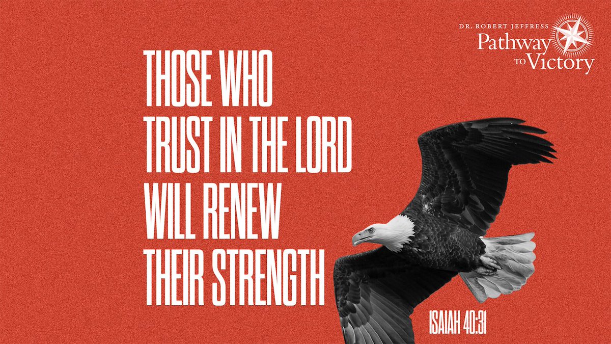 robertjeffress's tweet photo. "Yet those who wait for the Lord
Will gain new strength;
They will mount up with wings like eagles,
They will run and not get tired,
They will walk and not become weary." - Isaiah 40:31 https://t.co/UDWfH0gZm4
