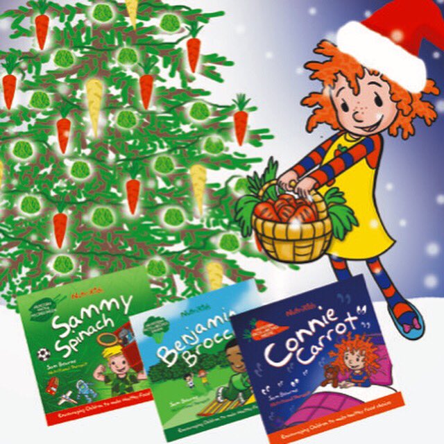 NutriKidsco's tweet photo. We wish you a Vegetably Christmas 🥦🥕🥬#christmasgiftaway #RT &amp; #Follow us 4 chance to WIN a set of fun story and recipe books including “Connie Carrot, Benjamin Broccoli Penelope Pea, Billy Blueberry, Sammy Spinach, Ava Avocado” #competition #schools  #freegift #WIN #kidsbooks https://t.co/CE42xKgfEf