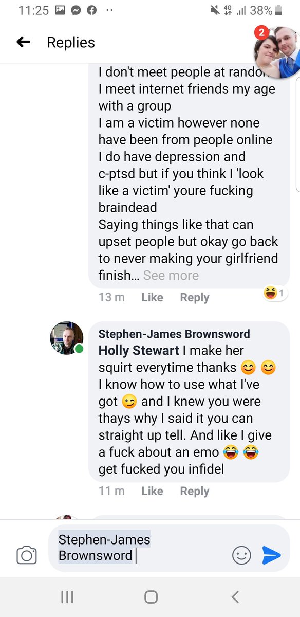 holly_is_lame's tweet photo. Please retweet
I originally put this on @Facebook but they told me when I reported him that he hasn't done anything wrong so I'm posting it here. Please retweet! This is vile https://t.co/Kh0CgaFI8e