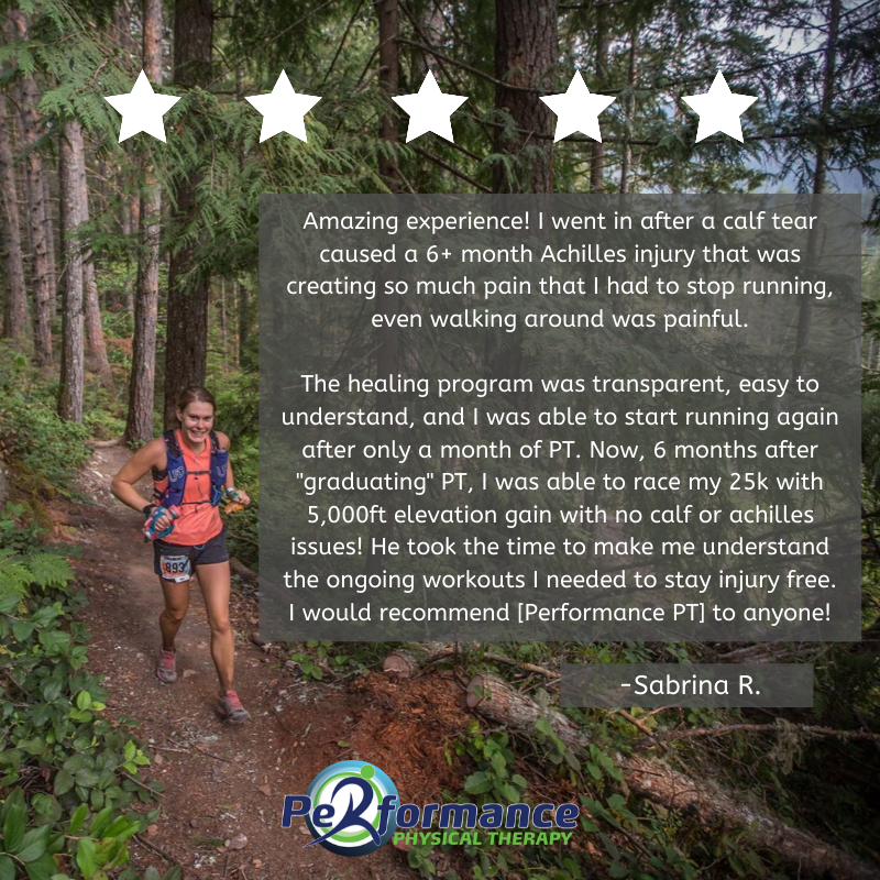 pptbellingham's tweet photo. Today's #TestimonialTuesday features our former patient , Sabrina. Nothing makes us more happy than seeing her back out running ultra marathons! https://t.co/RcetSmTPsm