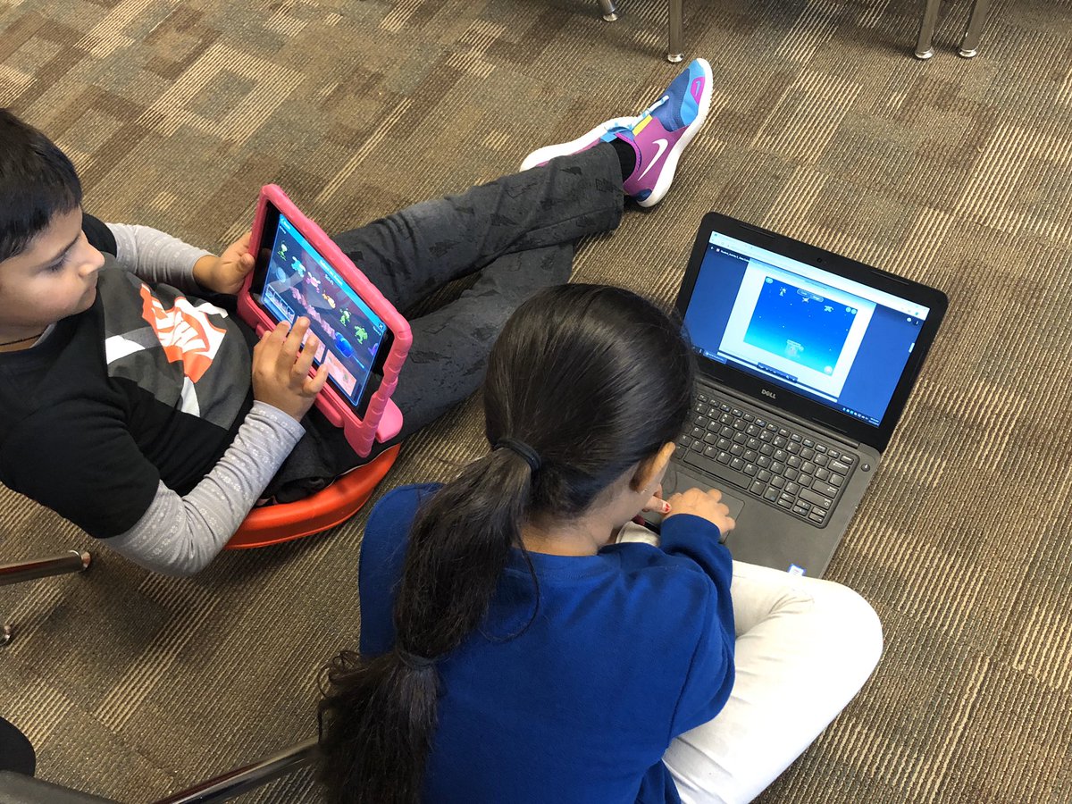 Mrs_Moore4's tweet photo. We are using #Tynker to build our first program - an interactive game! #coding @ElsaEngRRISD @PLTWorg @texaspltw @gotynker https://t.co/k6Y6VUBMTv