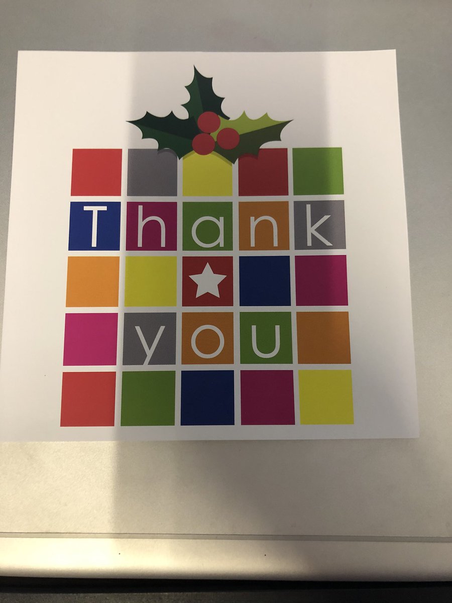 SandhavenSchool's tweet photo. So nice to get a wee thank you for the hard work of all the staff. https://t.co/zr2Vv8ESb0