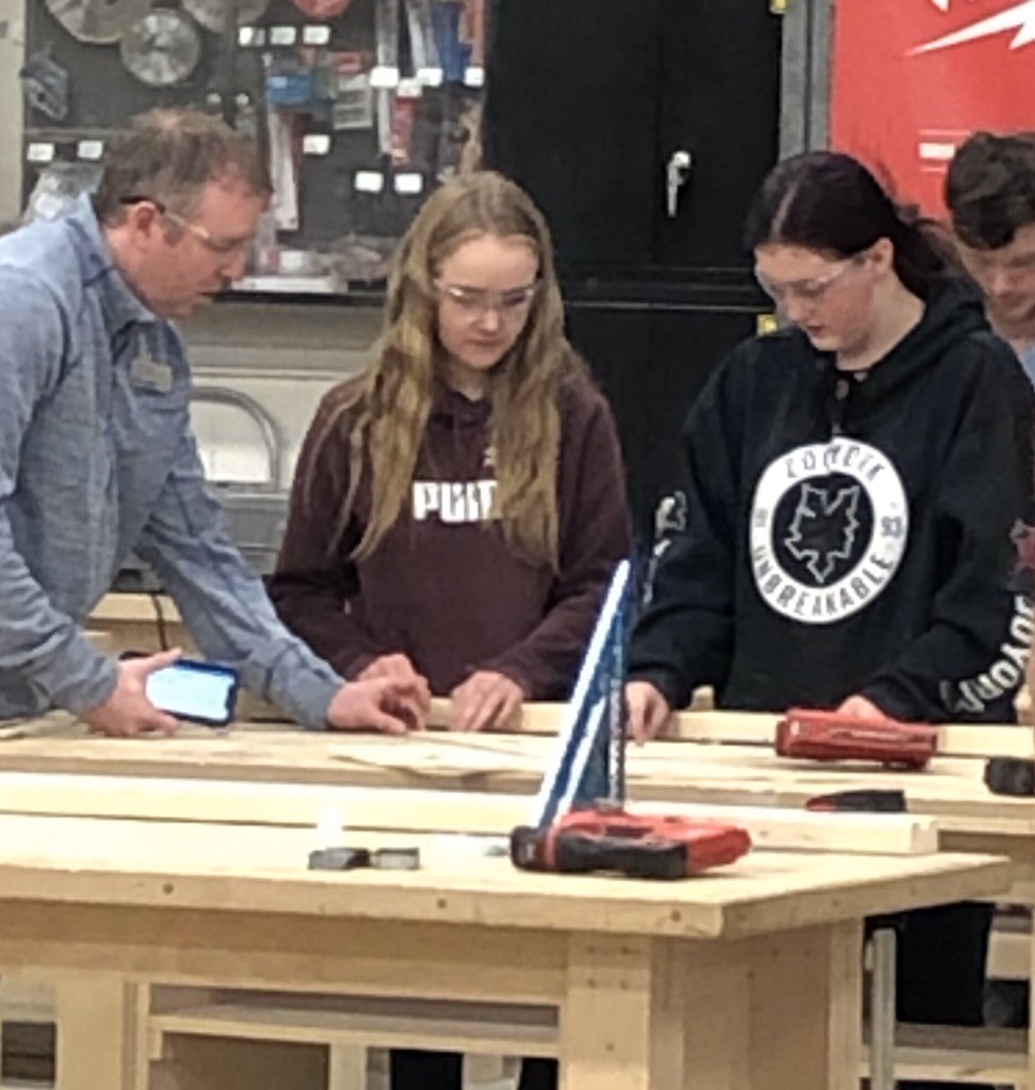 _PuzzlePeace's tweet photo. Great day @georgiancollege Muskoka Campus! There are many hands on skilled trades opportunities for students to participate in here today! #tldsbpathways @KatMacIver https://t.co/LGESs9cbem