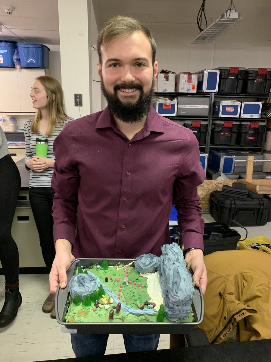 Richard Petrone (@uw_hydromet) on Twitter photo Congrats <a href="/dmhrach/">Dylan Hrach</a> on your defence and <a href="/JAWilliamson25/">Jessica Williamson</a> for the awesome cake of your study site! Stay tuned for the papers.... Congrats <a href="/dmhrach/">Dylan Hrach</a> on your defence and <a href="/JAWilliamson25/">Jessica Williamson</a> for the awesome cake of your study site! Stay tuned for the papers....