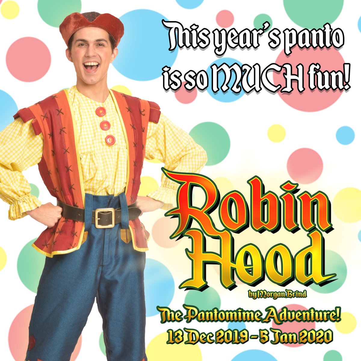 Robin Hood is so MUCH fun, just ask Much ... the Miller's Son! 😋

Join us for this year's fantastic Solihull pantomime, at The Core Theatre until 5 January 😊

Book tickets at bit.ly/2tnJkL