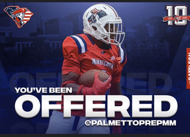 javomuney2x's tweet photo. Blessed to receive a offer from Palmetto Prep 🔴🔵 https://t.co/CZrhJR9tRC
