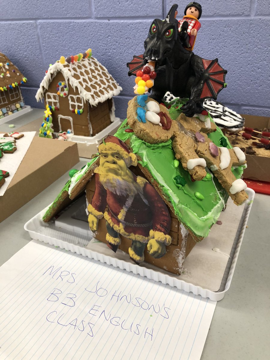wdhs_sc's tweet photo. Homeroom Gingerbread Competition @wdhswolfie #nailedit https://t.co/IWfjT2XPlS