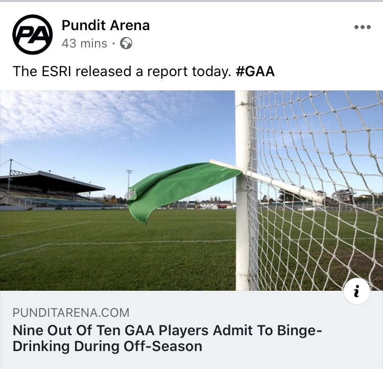 One in ten GAA players are liars....