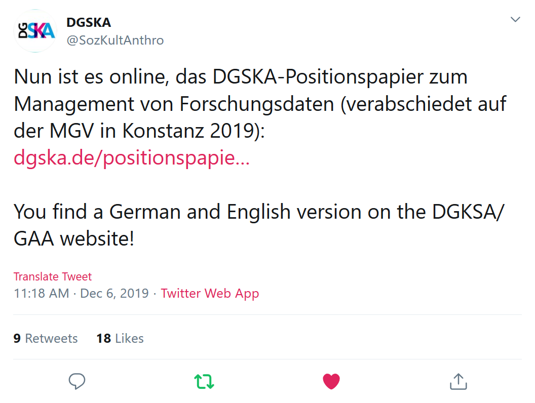 fdmincoop's tweet photo. #DGSKA - Positionspapier zum #Forschungsdatenmanagement online. Damit ich es nicht vergesse: https://t.co/jSOEqSY4Qu #FDM https://t.co/6bzWgNjUUu