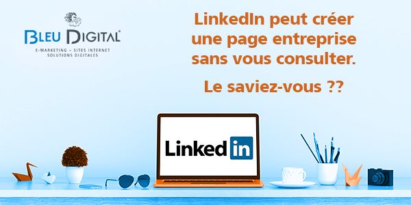 VEP360's tweet photo. #LinkedIn peut créer votre page entreprise automatiquement, sans même vous consulter !  Prenez les devants et soignez votre #image de #marque en créant votre page entreprise dès maintenant !  Besoin d'aide ? Contactez @vep360 ! 👉 https://t.co/bYNaEicVSa https://t.co/Qhmle7WWuc