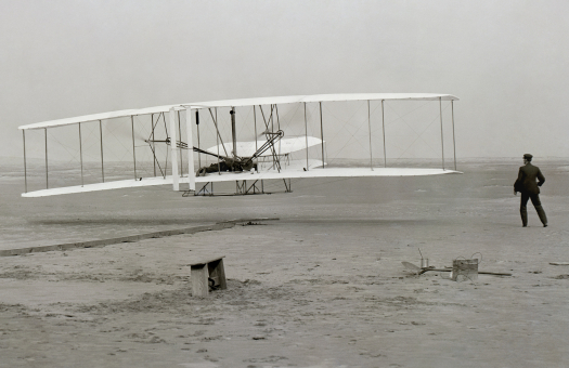 JohnWayneAir's tweet photo. Today we celebrate #WrightBrothersDay and honor Orville and Wilbur Wright, who made four brief flights in Kitty Hawk, North Carolina with their first powered aircraft on December 17, 1903. Read more about their story at https://t.co/s86aBL9TGd. #FathersofAviation #FlyJWA https://t.co/QQ2pVQymvJ