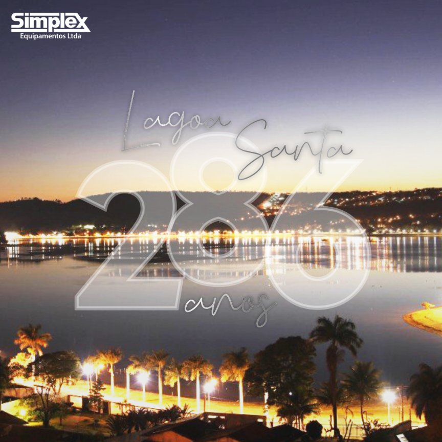 Simplex_Ind's tweet photo. Histórias, tradições e encantos.
Parabéns, Lagoa Santa! 👏👏
A Simplex Equipamentos se orgulha em fazer parte dessa história.
#simplexequipamentos #lagoasantamg #286anosdelagoasanta https://t.co/G3FCGMVZSF