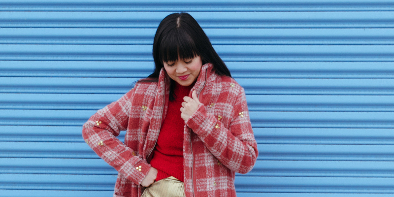 ohjoy's tweet photo. I don't wear red very often, so this month's #OhJoyColorAdventures was extra challenging! https://t.co/xqeuZIj24k https://t.co/E1MzAP9D7d