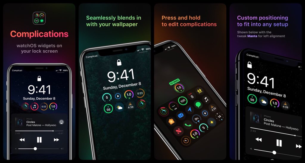 LaManzanaPlus's tweet photo. Sorteo de internacional de 5 licencias del tweak “Complications”

- Widgets de WatchOS en la pantalla de bloqueo

Para participar:
🔁 Retweet
✅ Sígueme 
✅ Sigue al desarrollador @bengiannis 

⏳ Finaliza el 18 de diciembre https://t.co/dvB3MeMlY6