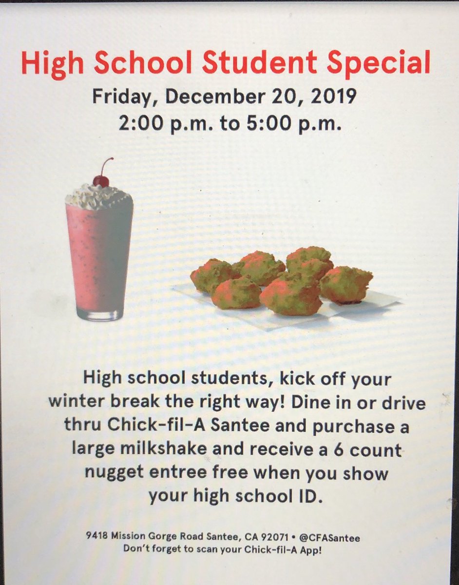 Chick-fil-A this Friday🍗