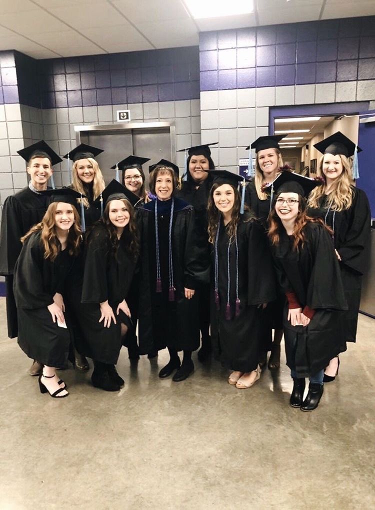 ksuedcats's tweet photo. Another congratulations to our impressive #EdCat graduates! Don’t be strangers! We want to hear how you rock your first year teaching! #CurrentEdcats, after finals, you are one step closer to that diploma! Keep up the hard work and remember to eat and sleep! 💜💜 #ForeverFamily https://t.co/O9wm2FNmOA