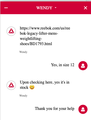 sourcesoldier's tweet photo. @ReebokUSHelp Nice work @reebok and @ReebokUSHelp your customer service team treating existing customer different than new customers. Guess I was right about the fact that you never intended to ship discounted lifter shoes from the black Friday promotion. https://t.co/MnSgQ1Ipbt