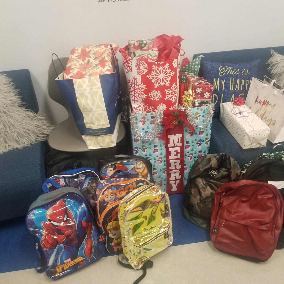 CounselorClark1's tweet photo. Angel Tree @McKinleyMiddle... its beginning to look alot like .... https://t.co/1pdEPeboNa