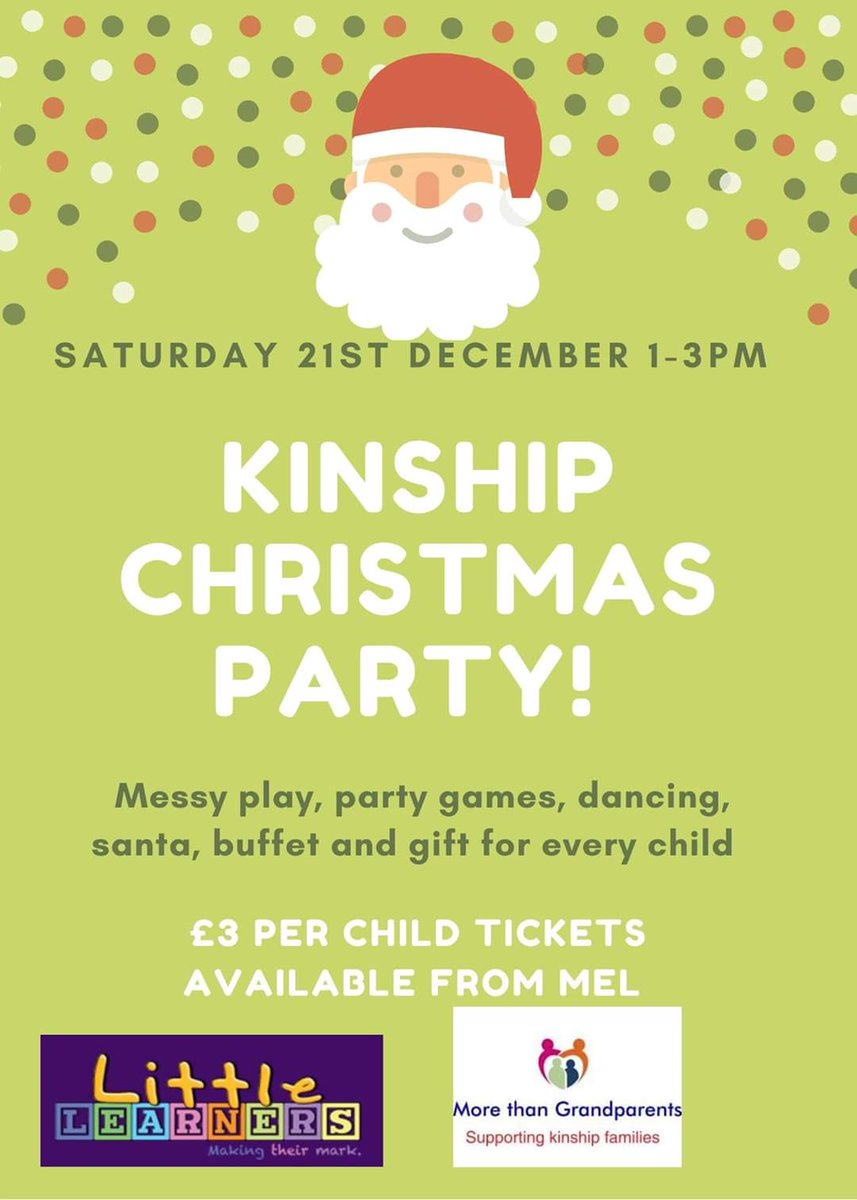 kinshipca's tweet photo. Our kinship family party is this Saturday at Sunderland Mind Wellbeing Hub, Church Street East, Hendon, Sunderland SR1 2BB
For enquiries and tickets contact Mel on 07501191338 or email morethangrandparents@gmail.com
We are being supported by @LittleLearnerSR https://t.co/V0cOgE55UG