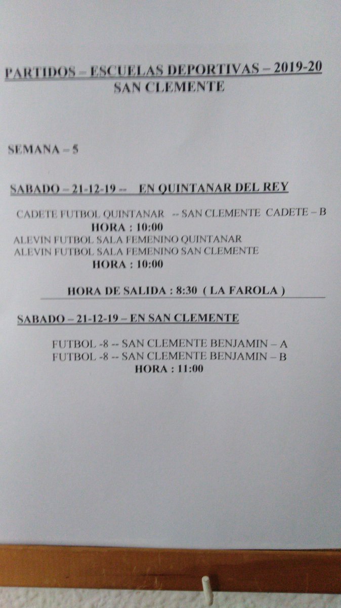 Deporte base. Competicion