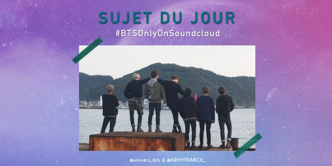 univers_bts's tweet photo. Chers ARMYs, bienvenue à notre discussion
"Les chansons de @BTS_twt sur Soundcloud"
Nous vous invitons à partager vos commentaires et analyses avec les hashtags #BTSOnlyOnSoundcloud et #BTSonSoundcloud. https://t.co/lo1GDTrtZd