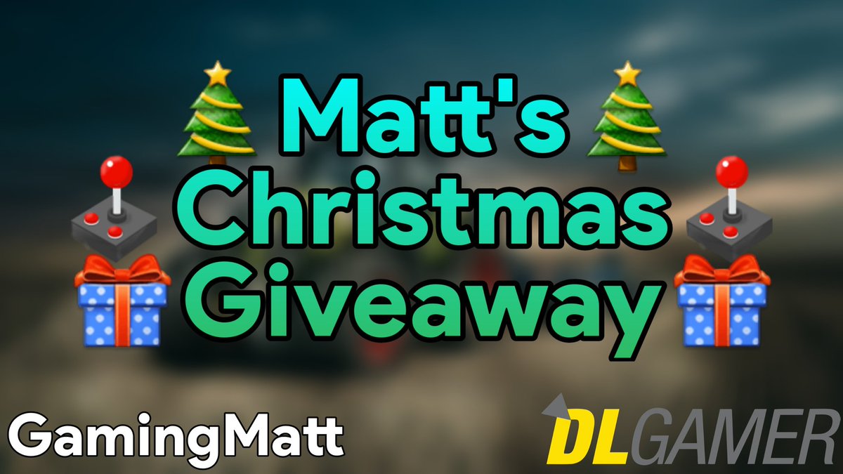 GamingMattYT's tweet photo. 🎁 Matt's Christmas Giveaway 🎄
➡️ https://t.co/7rMov6Bgo5 https://t.co/F82i5Xp4ZF