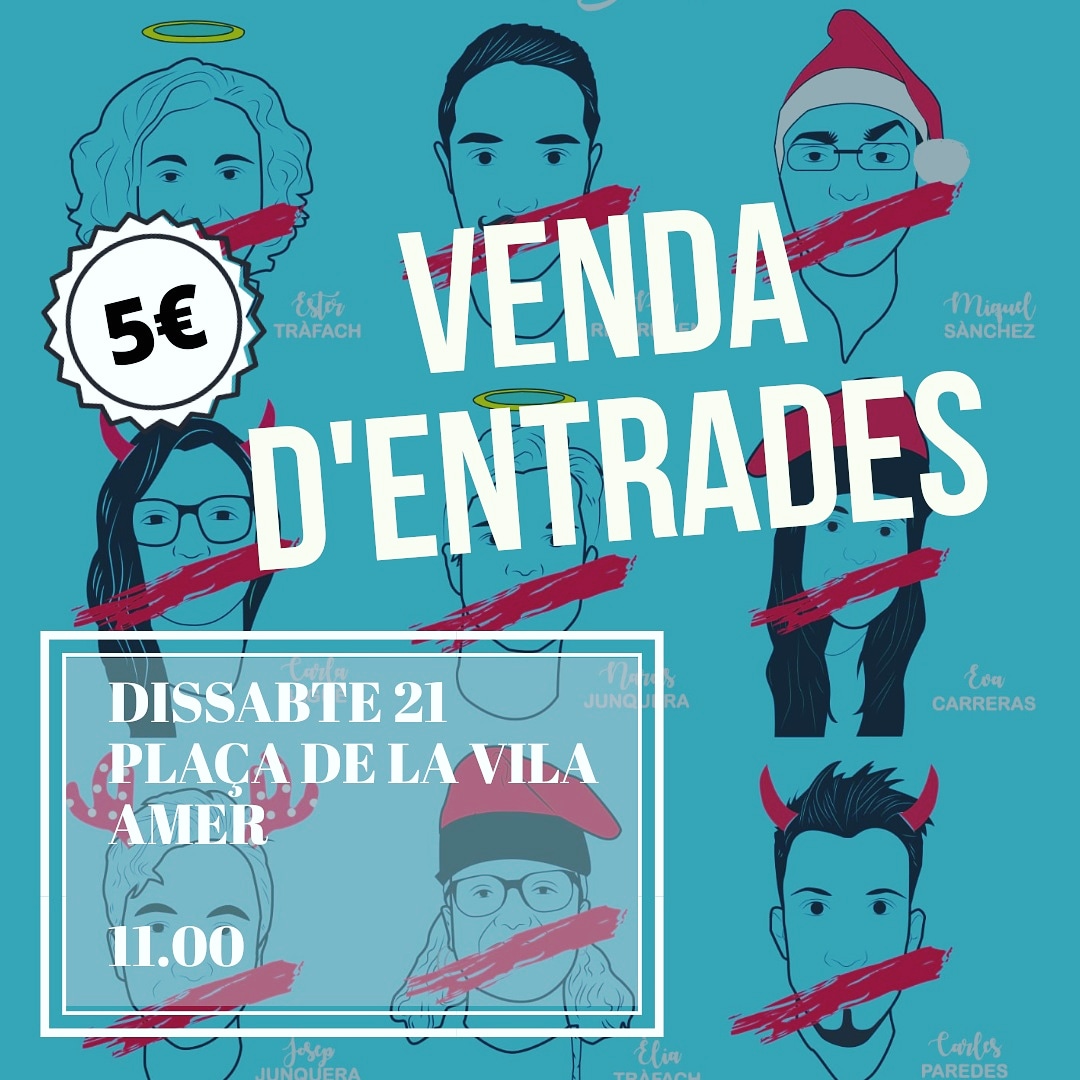 pastoretsamer's tweet photo. 📣 Gent de bé! En un exercici de transparència hem decidit vendre entrades anticipades!

📆 DISSABTE 21
🕚 11.00h
📍Plaça de la Vila d'Amer https://t.co/IcX3PEAHns