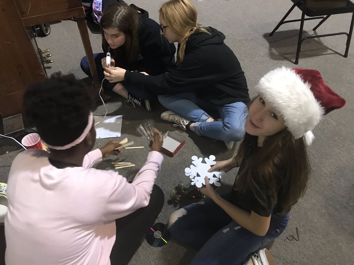 Perquimans Middle School 7th grade students are constructing sleighs they will program and race using spheros! What a great way to positively channel Christmas energy! <a href="/pqschools/">Perquimans Schools</a> #EveryChildEveryChanceEveryDay