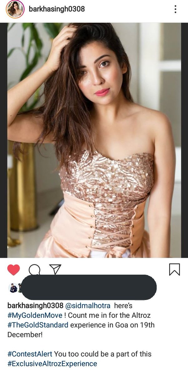 cinegossp's tweet photo. .@SidMalhotra's Latest Instagram Story:-
Congratulations Barkha!
You've won the #MyGoldenMove contest. See you at the Exclusive Altroz Experience in Goa!
@BarkhaSingh0308 @TataAltroz https://t.co/0AAs2xB87O