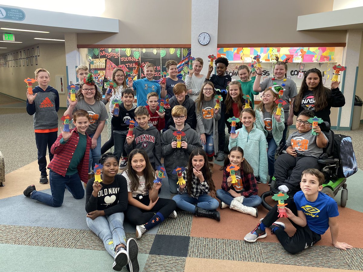 We Skyped with the Center for Puppetry in Georgia. Each student created a Kachina puppet/doll, representing the Hopi tribe. <a href="/CEScoyotes/">Covington Elementary</a> <a href="/CtrPuppetryArts/">Center for Puppetry Arts</a>