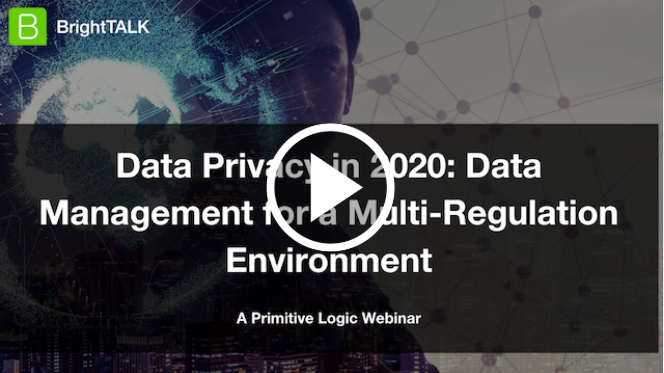 PrimitiveLogic's tweet image. Registration is now open for our upcoming webinar on January 21st! Our experts will be exploring #datamanagement strategies for achieving and maintaining readiness for #CCPA, #GDPR, and other current and future privacy regulations.
brighttalk.com/webcast/16005/…
#DataPrivacy