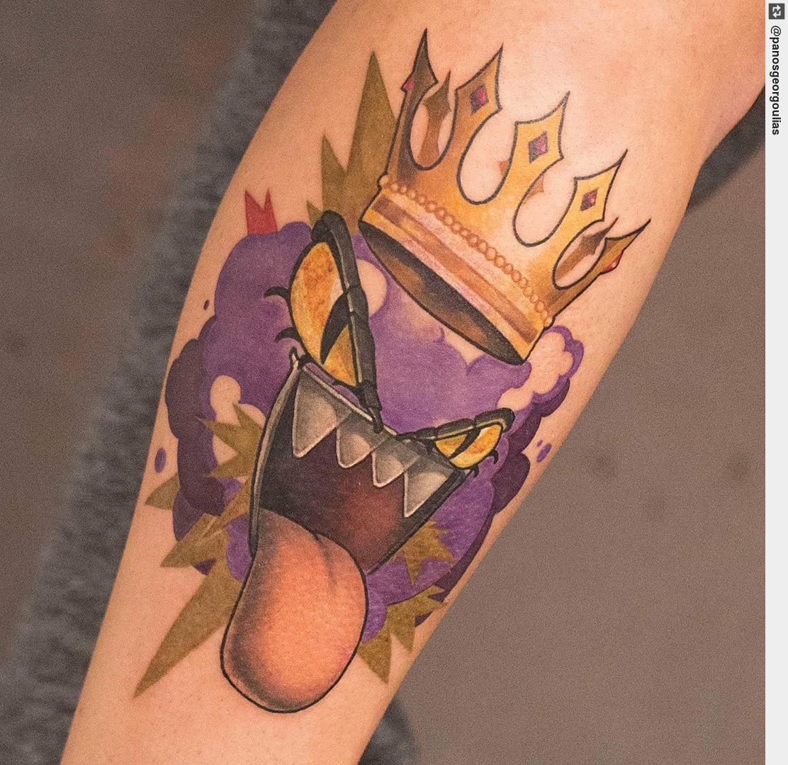 Tattoo Ness on X: What's this? 🤯 Thanks Stelios . . #unknown #crown  #pokemon #tattooartist #tattoo #inked #ink #tattooart #tattoos  #tattoodesign  / X