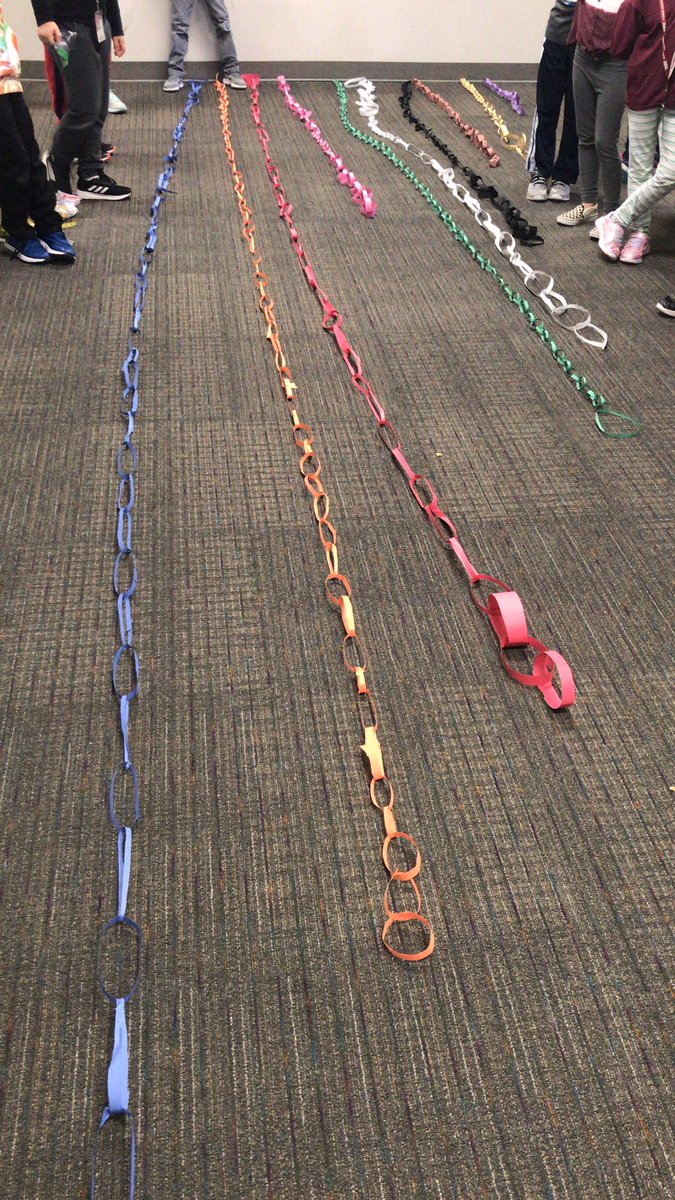 fishbeck_m's tweet photo. Longest Chain STEM Competition @fishbeck_m @Dunk57Rebecca @rrepride @handsonscience https://t.co/SNt5yEvWoB