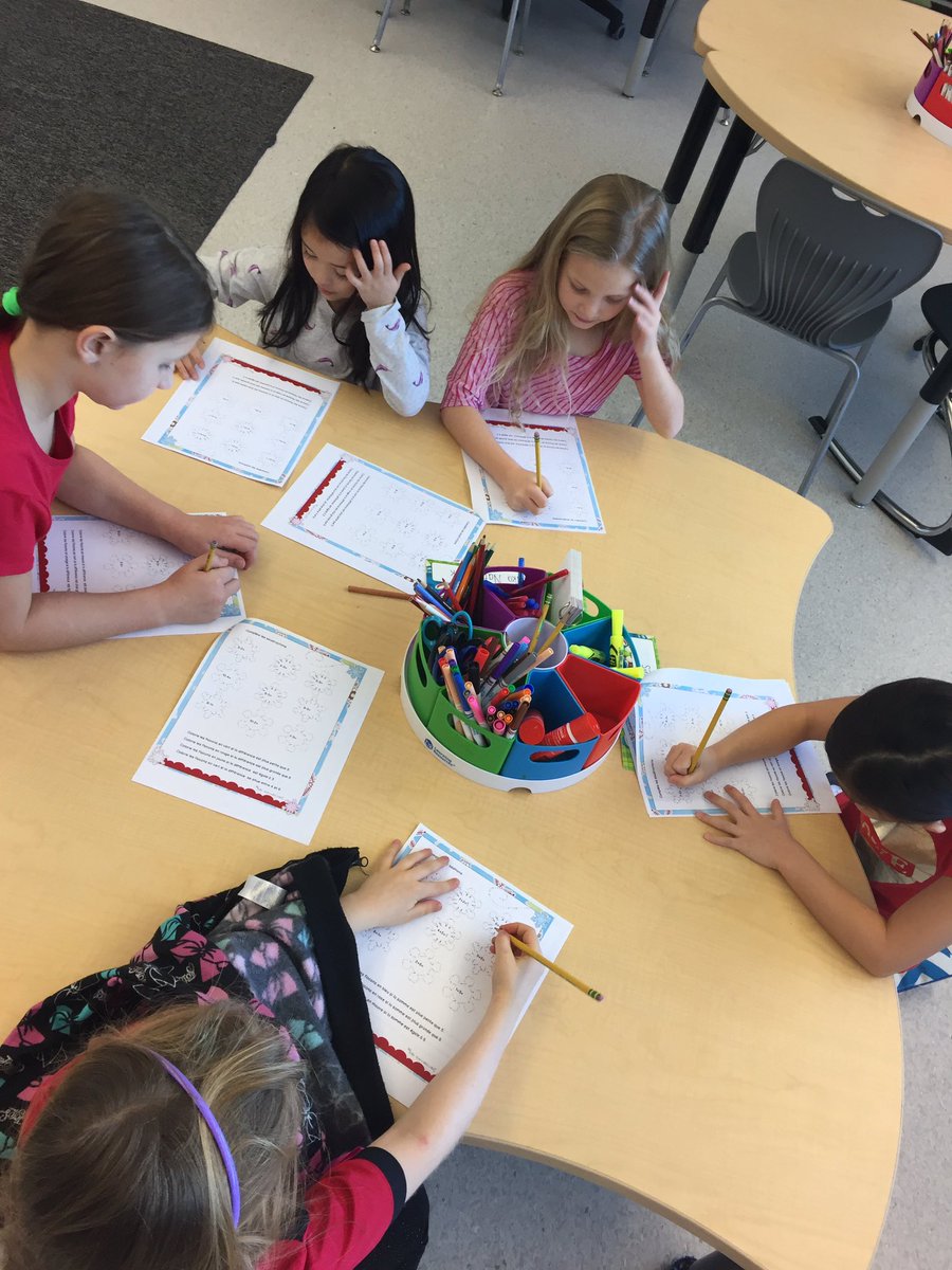 AlixeKirouac's tweet photo. Our goal of the day for our December calendar : independently choose your activity in math! We’ve got some hard working mathematicians here! #SageCreekLRSD #ESCSindependance https://t.co/rlC4Yn9zzz