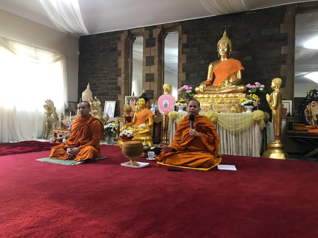 TerraceRoad's tweet photo. The Peace Pals were invited to visit a Buddhist Thai Temple today where they learnt the story of the Buddha, the monks traditions and even had a go on the gong! #trppm #trppv #trpre @PeaceMala https://t.co/qelnRTygH4