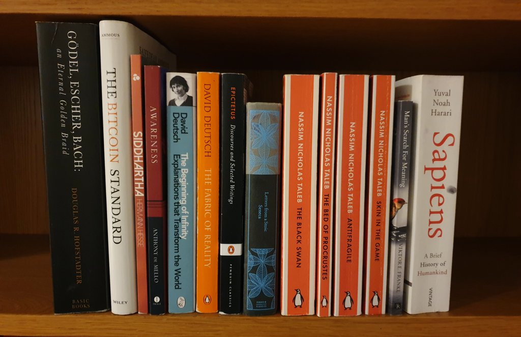 SvenSchnieders's tweet photo. The best books I've read/re-read this year. https://t.co/s3MMKv0nIx