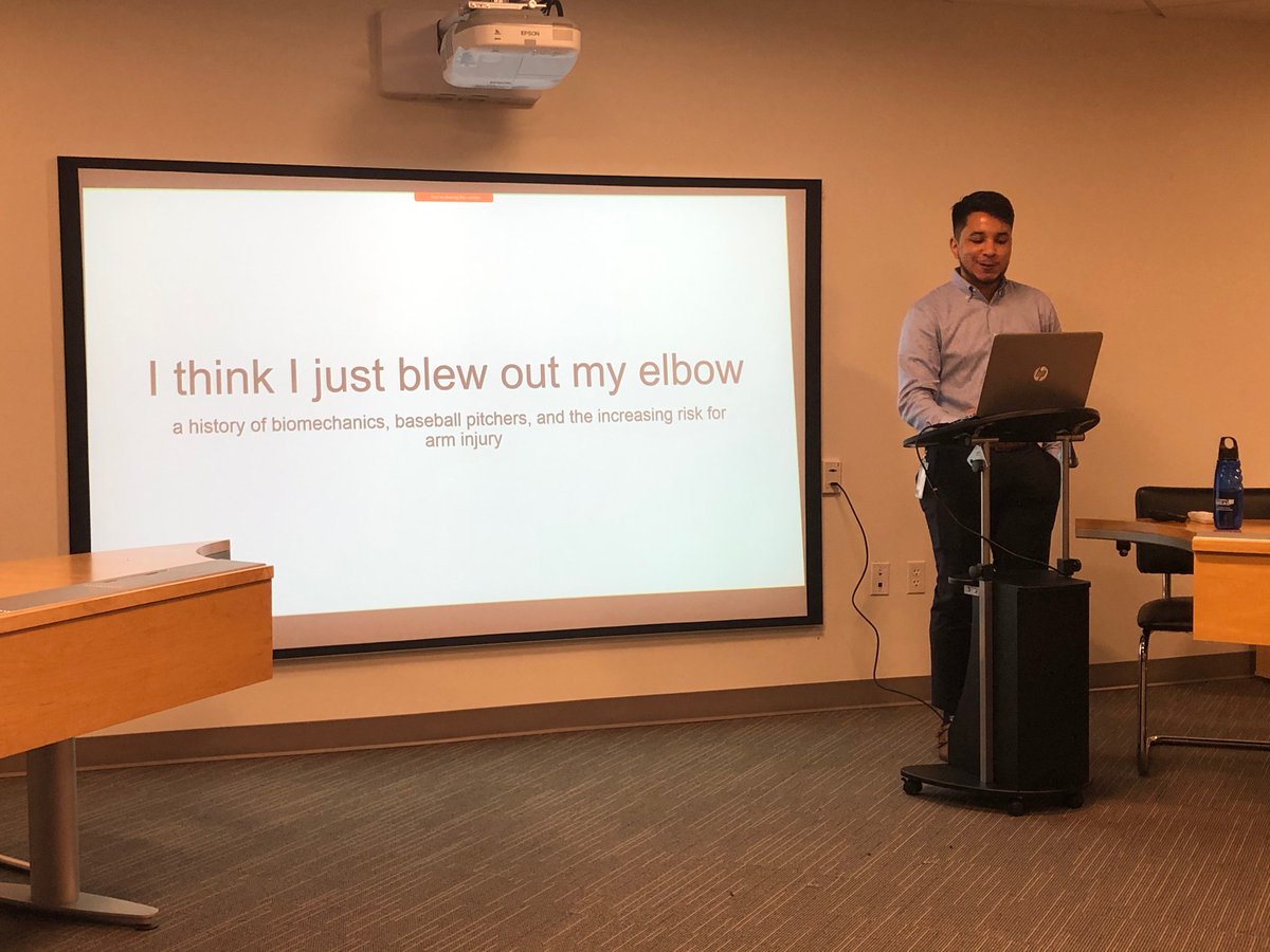 sachaburn's tweet photo. Many of us @MedicalHFE enjoyed another lunch and learn enrichment program last week from our own team - “3D Printing: Chip clips to medical devices” by @TheOfficialBonk and “I think I just blew out my elbow” on the biomechanics of pitching by Ronald Romero. Fascinating! https://t.co/BTYpEiyPDK