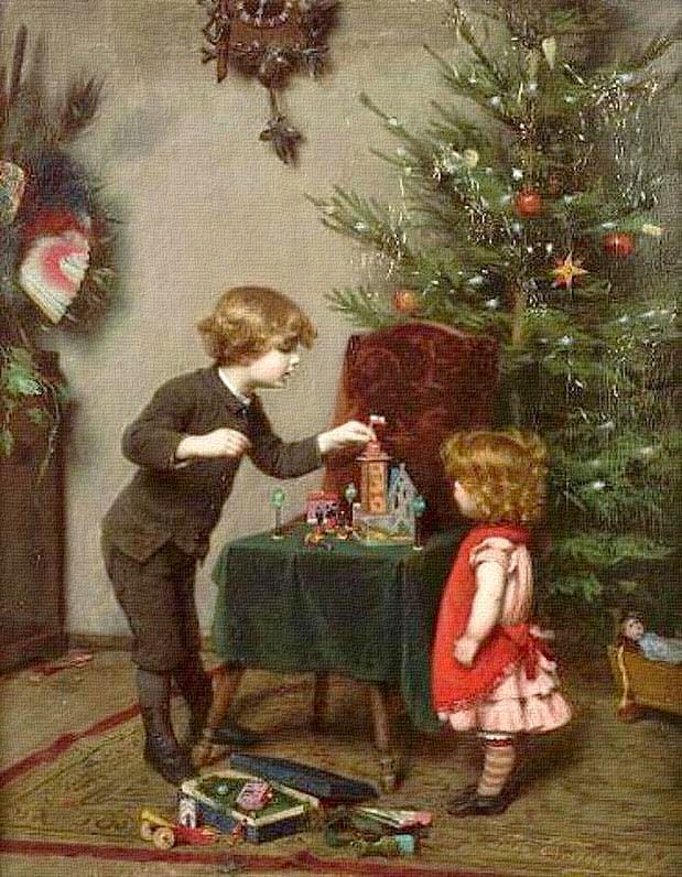 Era la vigilia di Natale e l'albero era tutto infiocchettato. Ma erano appena andati tutti a letto che i giocattoli appesi all'albero incominciarono a parlare tra di loro. Come sarebbe divertente - dissero - se ci nascondessimo. 

R.A.W. Hughes

#NataleInLetteratura #SalaLettura
